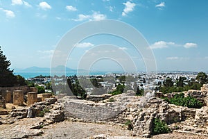 Punic ruins of Carthage, Tunisia photo