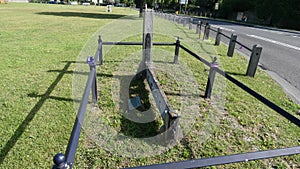 Punishment - whipping post and stocks from a bygone age 3