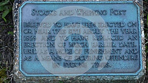 Punishment - whipping post and stocks from a bygone age 4