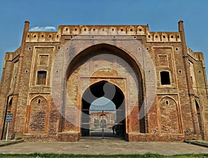 Punjab, India - an old building / structure/ architecture from mughal times.