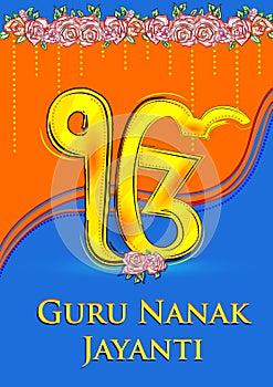 Punjabi festival Guru Nanak Jayanti celebrating birthday of tenth guru and founder of Sikhism, Baba Nanak