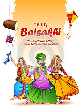 Punjabi Happy New Year Baisakhi celebrated in Punjab, India