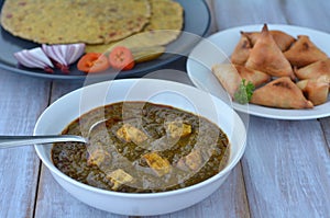 Punjabi Palak Paneer dish