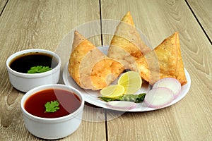 Punjabi Samosa, an Indian popular street food