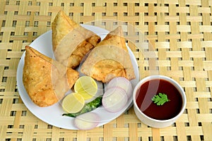 Punjabi Samosa, an Indian popular street food