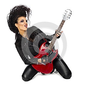 Punk rock musician isolated