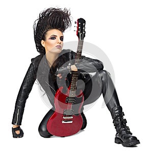 Punk rock musician isolated