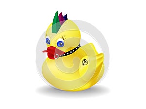 Punk rubber duck