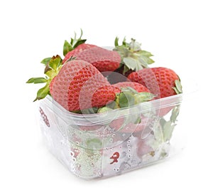 Punnet of strawberries