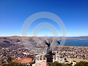 Puno, Peru and Condor from Above: Mirador de Kuntur Wasi