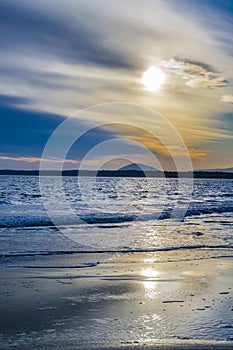 Punta Ballena Beach at Sunset Time, Uruguay