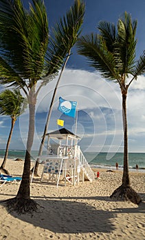 Punta Cana 10 November 2015 - Grand Bahia Principe Hotel Life Guard Station on November 10, 2015 in Punta Cana.