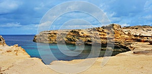 Punta de Sa Pedrera coast in Formentera photo