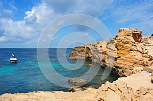 Punta de Sa Pedrera coast in Formentera photo
