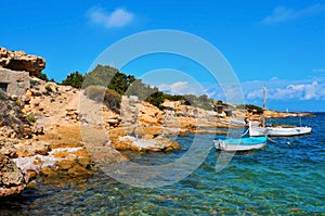 Punta de Sa Pedrera in Formentera, Balearic Islands, Spain photo