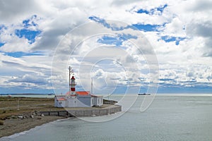 Punta Delgada lighthouse view, Chilean cross border