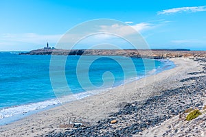 Punta Jandia Lighthouse at Fuerteventura, Canary islands, Spain photo