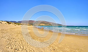 Punta Paloma beach. Tarifa, Cadiz, Andalusia, Spain