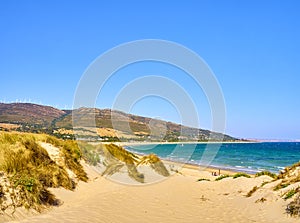 Punta Paloma beach. Tarifa, Cadiz, Andalusia, Spain