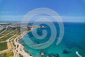 Punta Prima townscape. Costa Blanca. Spain photo