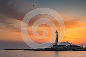 Punta Sottile lighthouse, Sicily photo