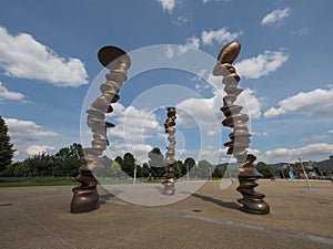 Punti di vista (Points of view) sculpture by Tony Cragg in Turin photo