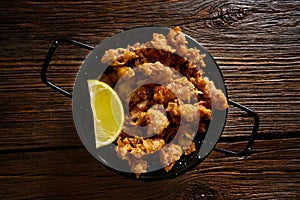 Puntilla Tapas fried little breaded squid photo