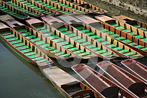 Punts chained together