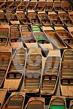 Punts in Oxford.