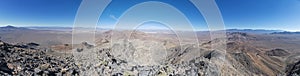 Pupfish Peak Mojave Desert Summit Panorama