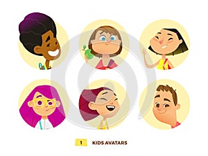 Pupils avatars collection