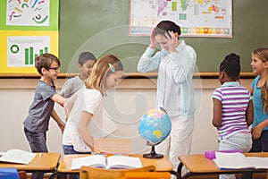 Pupils running wild in classroom