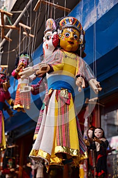 Puppet Nepal Style at Thamel Kathmandu Nepal