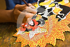 Puppet painting