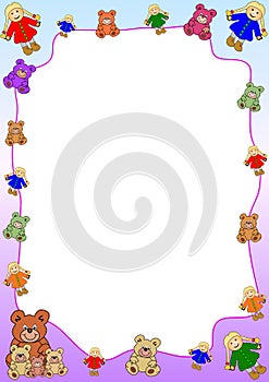 Puppets and bears border