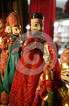 Puppets on display, delhi