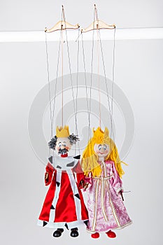 Puppets of king and queen