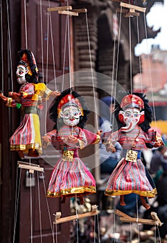 Puppets at Nepal market