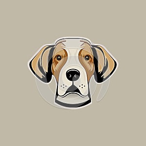 Puppy Dog Logo Design Icon Illustration Character. Suitable for every category of business, company, brand like pet store or pet