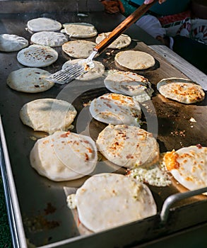 Pupusas close up