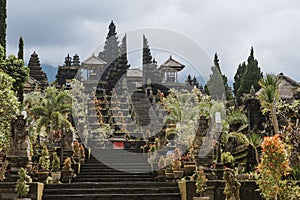 Pura Besakih. Indonesia. Bali. The Temple Of Pura Besakih. Pura Besakih located on the slope of the mountain, where supposedly