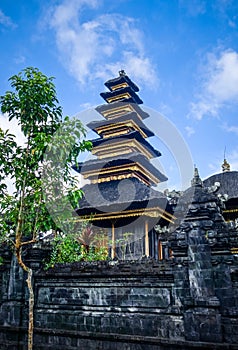 Pura Besakih temple on mount Agung, Bali, Indonesia