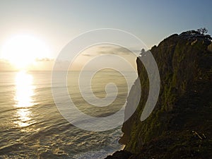 Pura Luhur Uluwatu at sunset photo