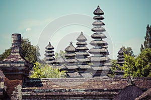 Pura Taman Ayun near Mengwi, Bali, Indonesia.