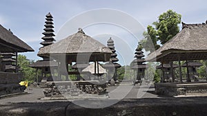 Pura Taman Ayun, Taman Ayun Temple,Bali Indonesia, the Panoramic view in sunny day