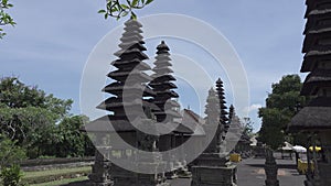 Pura Taman Ayun, Taman Ayun Temple,Bali Indonesia, the Panoramic view in sunny day