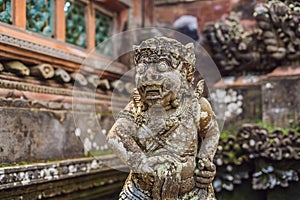 Pura Taman Kemuda Saraswati Temple in Ubud, Bali island, Indonesia