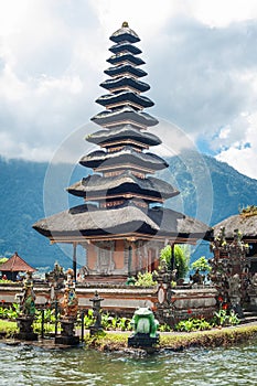 Pura Ulun Danu Bratan, famous Hindu temple on the lake