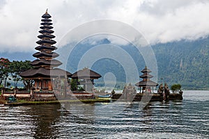 Pura Ulun Danu Bratan, Hindu temple on lake, Bali