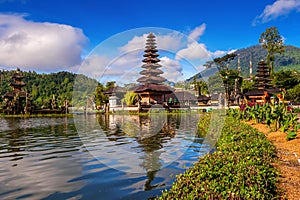 Pura ulun danu bratan temple in Bali.